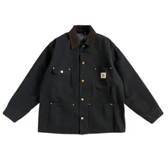 90's～ Carhartt / カーハート Michigan Chore Coat / ミシガンチョアコート ブラック L相当 美品(素材タグなし)