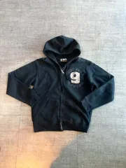 日本ヴィンテージ 9Gol オールドスクール アメカジ チョー・イーファン風 ナード男子 フードジップアップ