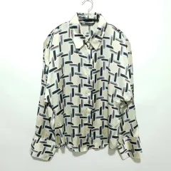 ザラ 新 サテン ブラウス L_M1351