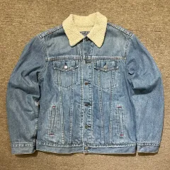 (M) GAP ギャップ シェルパ デニム ジャケット