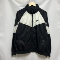 正規品/2XL NIKE ナイキ ウィンドランナー ウーブン エアジョーダン1 ブラック ホワイト ウィンドブレーカー