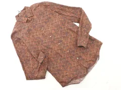 ZARA MAN ザラ マン 総柄 長袖 シャツ sizeS/茶 ◇■ レディース