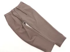 JUNRed ジュンレッド タック テーパード パンツ sizeL/茶 ◇■ レディース