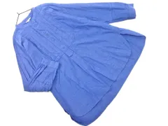 SM2 サマンサモスモス バンドカラー チュニック シャツ sizeF/青 ◇■ レディース