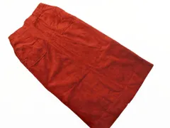 GLOBAL WORK グローバルワーク コーデュロイ ロング スカート sizeM/赤茶 ◇■ レディース