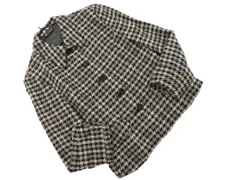 COMME CA DU MODE コム サ デ モード ウール混 千鳥柄 ステンカラー ジャケット sizeM/グレー ◇■ レディース