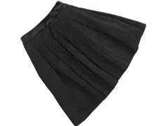 新品 M S GRACY エムズグレイシー ベロア ボーダー フレア スカート size38/黒 ◇■ レディース