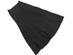 INDIVI インディヴィ プリーツ ニット スカート size36/黒 ◇■ レディース