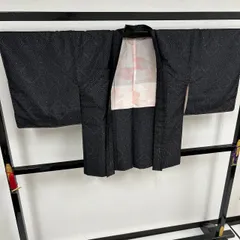 本場大島紬 横双 羽織 素敵な絣柄 正絹 着物 MK-1662