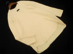 SHIPS シップス Vネック ドルマン ニット セーター 生成 ◇■ レディース