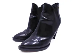 DIESEL ディーゼル サイドゴア ブーティー ブーツ size37（23.5ｃｍ位）/黒 ◇■ レディース