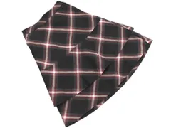 INED イネド ウール100% チェック フレア スカート size7/黒ｘ紫 ■■ レディース