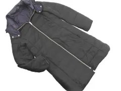 Rope Picnic ロペピクニック 2WAY リバーシブル ダウン コート size36/黒x紺 ◆■ レディース