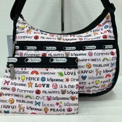 6720　LeSportsac　レスポートサック　ショルダーバッグ　クラシックホーボー　ピンク　ブラック　黒　レディース　軽量　カジュアル　シンプル　ポーチ付き