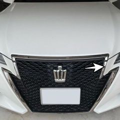 トヨタ純正 クラウン アスリート 210 漆黒メッキ ボンネット フード