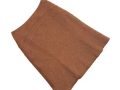 KUMIKYOKU 組曲 ウール混 マーメイド スカート size2/茶 ◇■ レディース