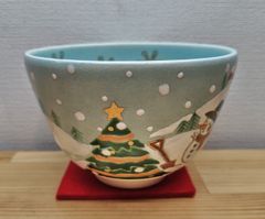 逢絢亭・新品】茶道具 蓋置 膳所焼 金彩 稲穂の図 陽炎園 岩崎新定 共