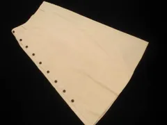 SM2 サマンサモスモス コーデュロイ Aライン 台形 スカート sizeF/アイボリー ◇■ レディース