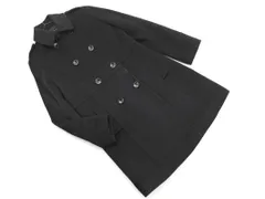 green label relaxing グリーンレーベルリラクシング ユナイテッドアローズ ウール100% ダブル コート size38/黒 ◇■ レディース