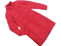 PUMA プーマ ダウン ベンチ コート sizeL/赤 ◆■ レディース