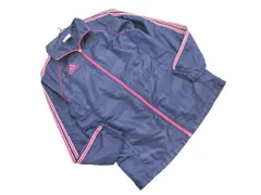 adidas アディダス トラック ジャケット sizeL/紺ｘ赤 ◇■ メンズ