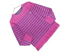 BLACK LABEL CRESTBRIDGE ブラックレーベル クレストブリッジ ボーダー カットソー size2/紺ｘ紫 ◇■ メンズ