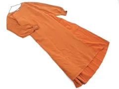 AUNT MARIE'S アントマリーズ バックプリーツ ロング ワンピース sizeF/茶 ◇■ レディース