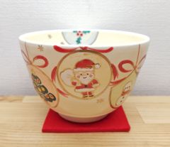 逢絢亭・新品】茶道具 茶碗 京焼 紫交趾 柿の図 中村翠嵐 共箱入り