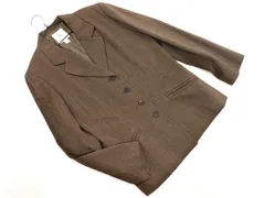 KUMIKYOKU 組曲 ウール100% ジャケット size3/こげ茶 ◇■ レディース