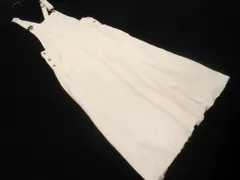 NATURAL BEAUTY BASIC ナチュラルビューティーベーシック ジャンパー スカート sizeM/オフホワイト ■■ レディース