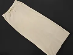 FREAK'S STORE フリークスストア リブ ロング タイト スカート sizeF/ライトベージュ ■■ レディース