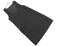 NATURAL BEAUTY BASIC ナチュラルビューティーベーシック ワンピース ジャンパー スカート sizeL/黒 ◇■ レディース