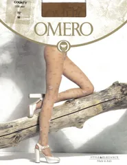 オメロ　インポートファンシーストッキング　COUNTY  TE（明るいベージュ） L～LL