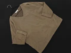 BEAUTY & YOUTH ビューティ&ユース ユナイテッドアローズ Vネック プルオーバー カットソー モカ ◇■ レディース