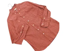 BEAUTY & YOUTH ビューティ&ユース ユナイテッドアローズ ボタンダウン チェック シャツ sizeL/紺ｘ赤 ◇■ メンズ