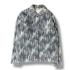 ヴィンテージ ユニーク スクラッチ ペインティング アート デニムジャケット