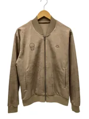 lucien pellat-finet (ルシアンペラフィネ) ×arena トラックジャケット スカル×カモ総柄 ARJ-74H S ベージュブラウン メンズ/028