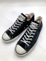 CONVERSE コンバース SUEDE ALL STAR J OX スエード 日本製 ローカット スニーカー size9/黒 ■■◎メンズ