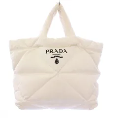 プラダ PRADA Re-Nylon パデッド トートバッグ ハンドバッグ ナイロン ホワイト 2VG082 /KH ■OHのサムネイル