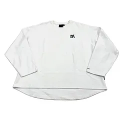 ロマンティッククラウン ROMANTIC CROWN リーセント ロゴ 長袖Ｔシャツ コットン ポリエステル ホワイト M ユニセックス【中古】