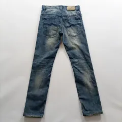 Nudie Jeans(ヌーディージーンズ) デニム ズボン サイズ27 スリム ウォッシュ ヴィンテージ レディース デニム パンツ A8454