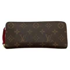 ルイヴィトン LOUIS VUITTON  ポルトフォイユ クレマンス 長財布 モノグラム キャンバス M60742 フューシャ SP3176 レディース【中古】