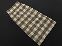 FREE'S MART フリーズマート チェック ロング スカート sizeS/ベージュ ◇■ レディース