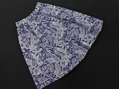 URBAN RESEARCH アーバンリサーチ ペイズリー柄 タック Aライン 台形 スカート sizeF/青 ■■ レディース