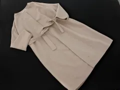 snidel スナイデル ノーカラー ロング コート sizeF/ライトベージュ ◇■ レディース