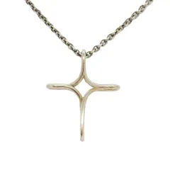 ティファニー Tiffany&Co. オープンクロス 28.5mm ネックレス SV925 10.6g シルバー エルサペレッティ【中古】