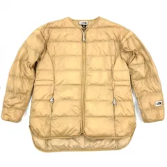 ノースフェイス THE NORTH FACE コンフィ オンボール ダウンジャケット NJ3NN80 ゴールドベージュ S ホワイトレーベル レディース【中古】