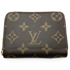 ルイヴィトン LOUIS VUITTON ジッピー・コイン パース コインケース モノグラム キャンバス M60067 ゴールド金具 SN3162【中古】