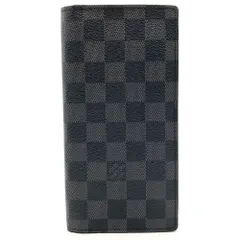 ルイヴィトン LOUIS VUITTON ポルトフォイユブラザ 長財布 ダミエ グラフィット ブラック シルバー金具 SP3069 メンズ【中古】