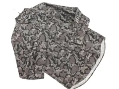 nano universe ナノユニバース 総柄 シャツ sizeL/黒 ◇■ メンズ